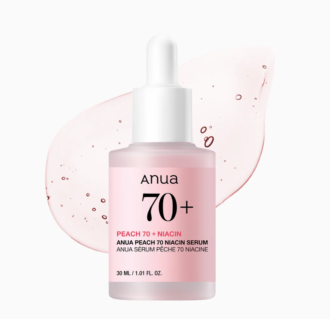 ANUA Peach serum bottle with dropper